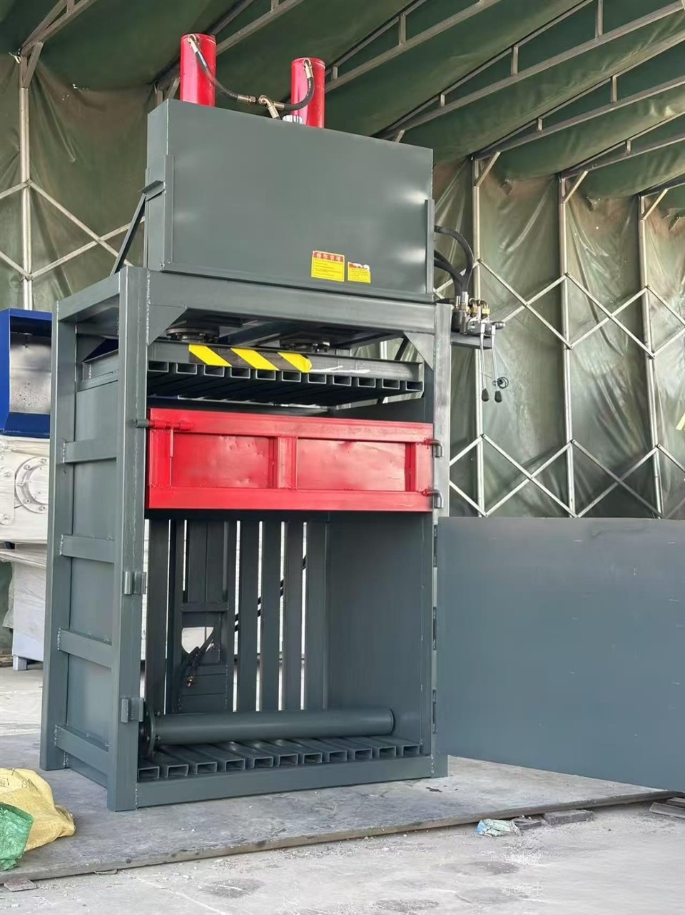 cardboard baler machine